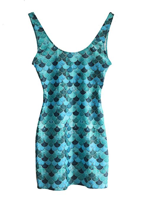 mini vestito aderente mare La Dolce Vista x Mané Capri | MINIVESTITOSQUAMEMULTIBLU